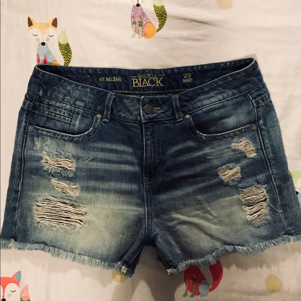 Denim shorts
